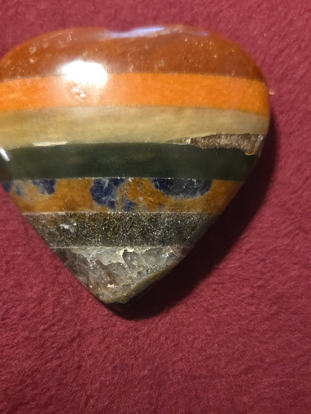 7 Chaka Heart Stone
